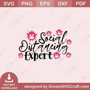 Social Distancing Expert SVG