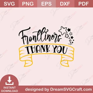 Frontliners Thank You SVG