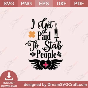 I Get Paid To Stab People  SVG