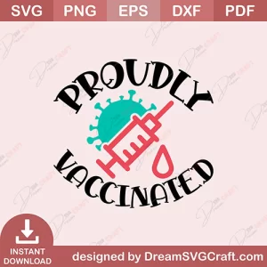 Proudly Vaccinated SVG