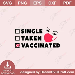 Single Taken Vaccinated SVG