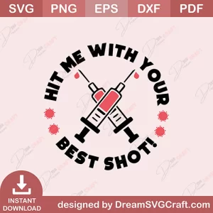 Hit Me With Your Best Shot SVG
