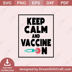 Keep Clam And Vaccine On SVG