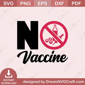 No Vaccine SVG