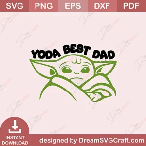 Yoda Best Dad SVG