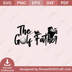 The Golf Father SVG