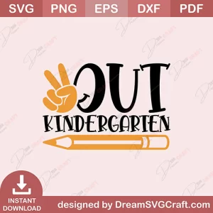 Out Kindergarten SVG