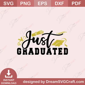 Just Graduated SVG