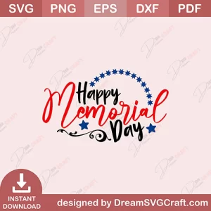 Happy Memorial Day SVG