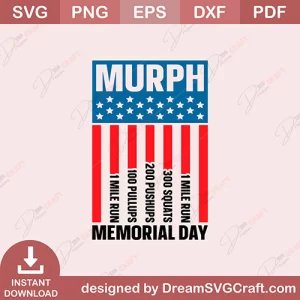 Murph Memorial Day SVG