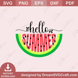 Hello Summer SVG
