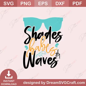 Shades Babes And Waves SVG