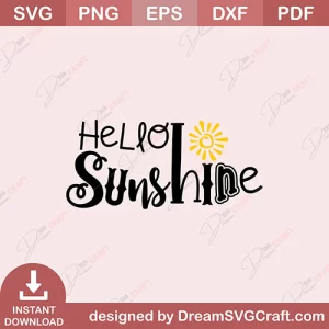 Hello Sunshine SVG