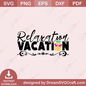 Relaxation Vacation SVG