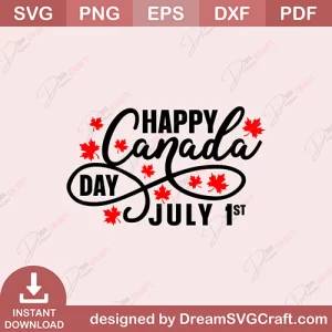 Happy Canada Day SVG