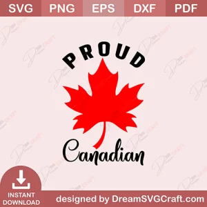 Proud Canadian SVG