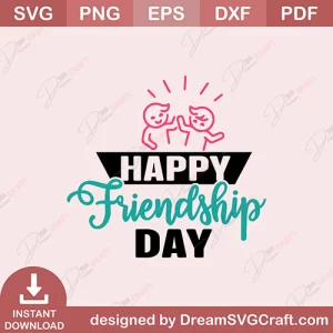 Happy Friendship Day SVG