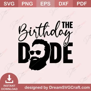 The Birthday Dude SVG