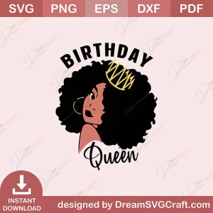 Birthday Queen SVG