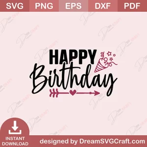 Happy Birthday SVG