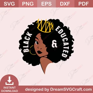 Black And Educated SVG