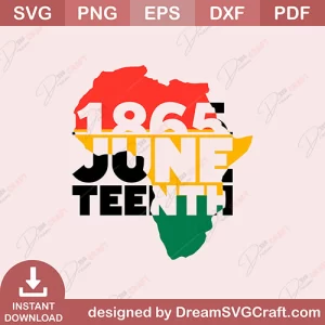 1865 Juneteenth SVG