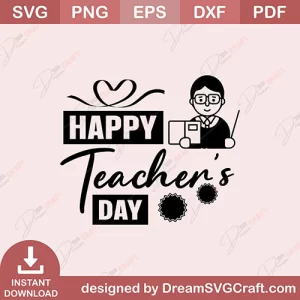 Happy Teachers Day SVG