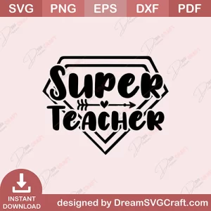 Super Teacher SVG