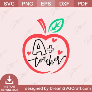 A Plus Teacher SVG