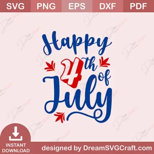 Happy Fourth of july SVG
