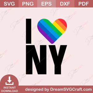 I Love NY SVG