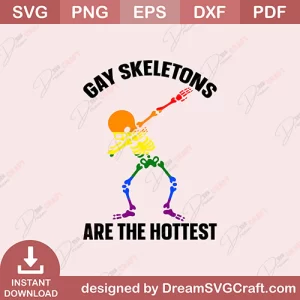 Gay Sketelons Are The Hottest SVG