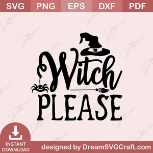 Witch Please SVG