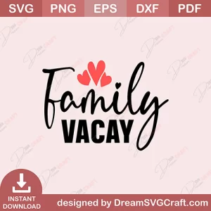 Families Vacay SVG