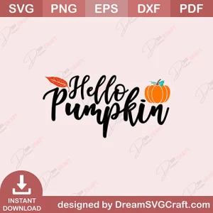 Hello Pumpkin SVG