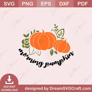Morning Pumpkin SVG