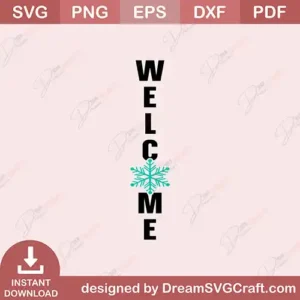 Welcome SVG Digital Download | Cricut & Silhouette Cut Files