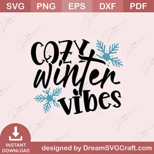 Cozy winter Vibes SVG