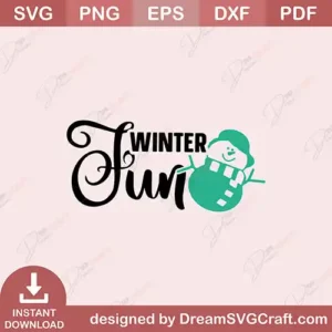 Winter Fun SVG Download | Cricut & Silhouette Files