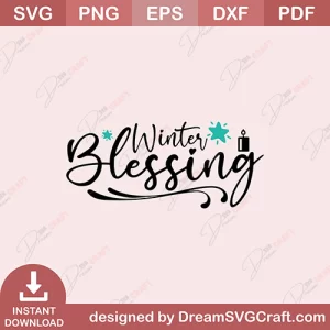 Winter Blession SVG