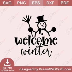 Welcom winter SVG