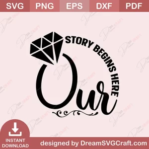 Story Begins Here SVG
