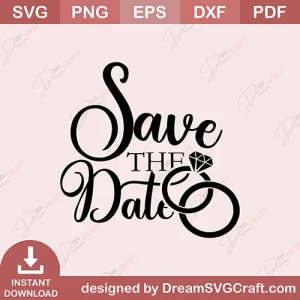 Save The Date SVG