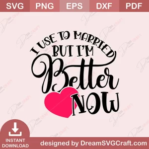 I Use To Married But I Am Better Now SVG