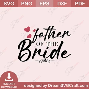 Father Of Bride SVG