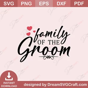 Family Of The Groom SVG
