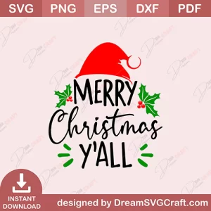 Merry Christmas Yall SVG