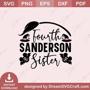 Fourth Sanderson Sister SVG