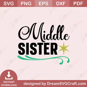 Middle Sister SVG