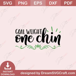 Goal Weight One Chin SVG